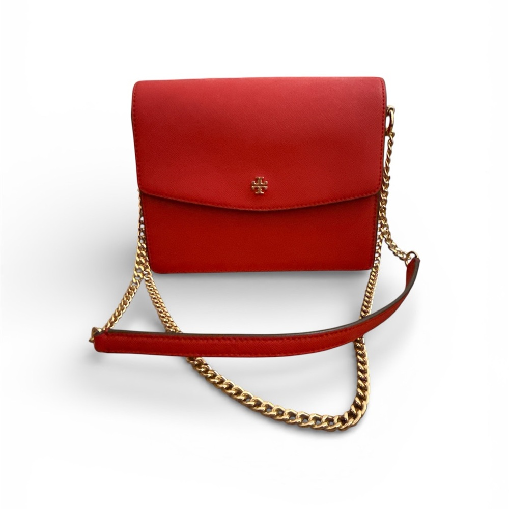 Tory Burch Scarlet Crossbody with Gold Chain